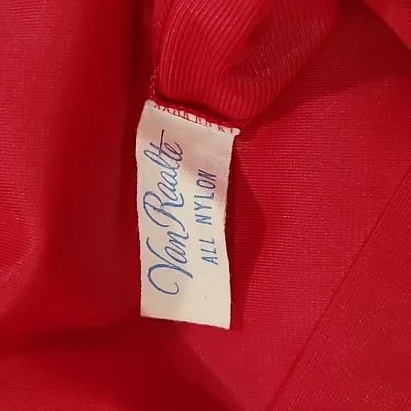 Vintage 1950s Van Raalte Suavette lace shadow panel sexy slip lingerie chemise - Picture 5 of 7